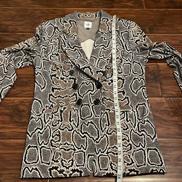 Cabi Python Snakeskin Print Blazer Jacket Animal Print Mobwife Contemporary - Picture 13 of 14